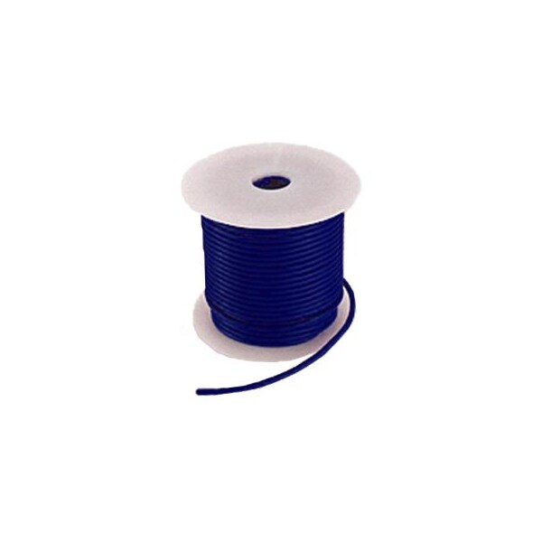 Primary Wire, GPT, 14 AWG, Copper, Blue, PVC Jacket, Stranded